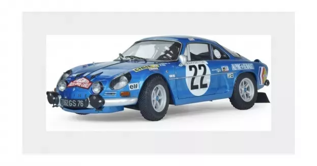 IXO Models Renault Model-kit Alpine A110 1600s N 22 4th Rally Montecarlo 1971 Jean Claude Andruet Michel Vial 1:8 20010113