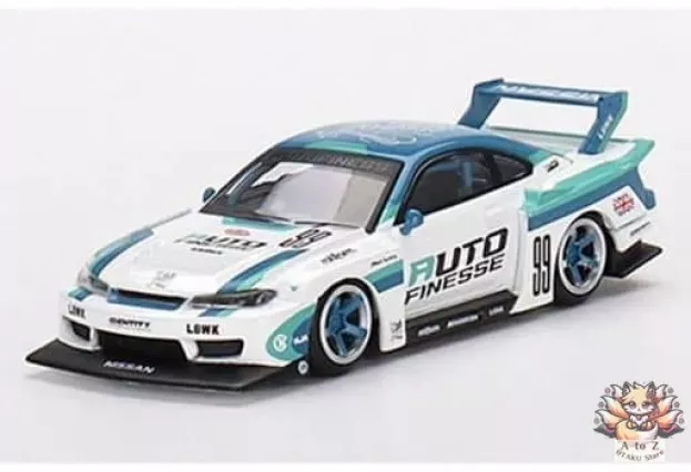 Mini-GT Nissan Silvia S15 Team Auto Finesse N 99 Lb-super Silhouette Rhd 1999 1:64 MGT00490-R