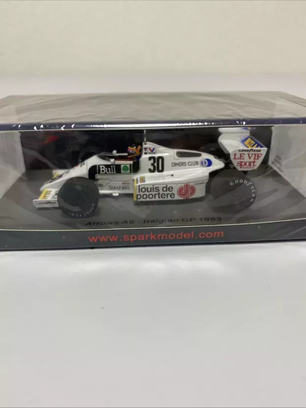 Spark Arrows F1 A6 N 30 Belgium Gp 1983 T.boutsen 1:43 S5786
