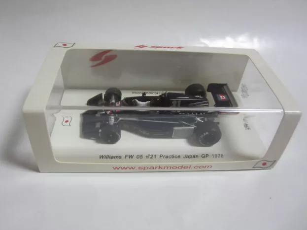 Spark Williams F1 Fw05 N 21 Practice Japan Gp 1976 Masami Kuwashima 1:43 SJ020