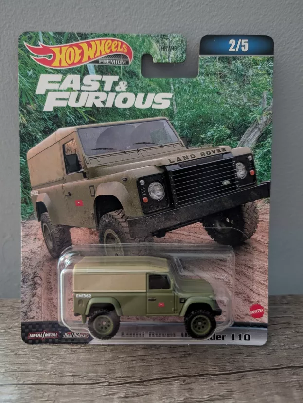 Hot Wheels Land Rover Defender 110 1999 Fast & Furious 1:64 HKD26