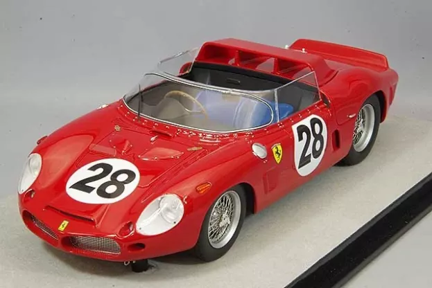 Tecnomodel Ferrari Dino 268sp Spider N 28 24h Le Mans 1962 P.rodriguez R.rodriguez 1:18 TM18-129E