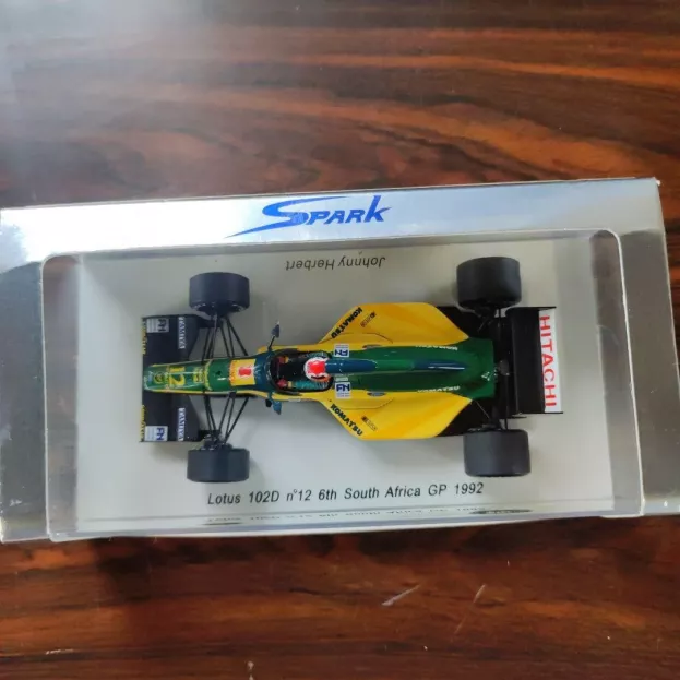 Spark Lotus F1 102d N 12 South African Gp 1992 Johnny Herbert 1:43 S1675