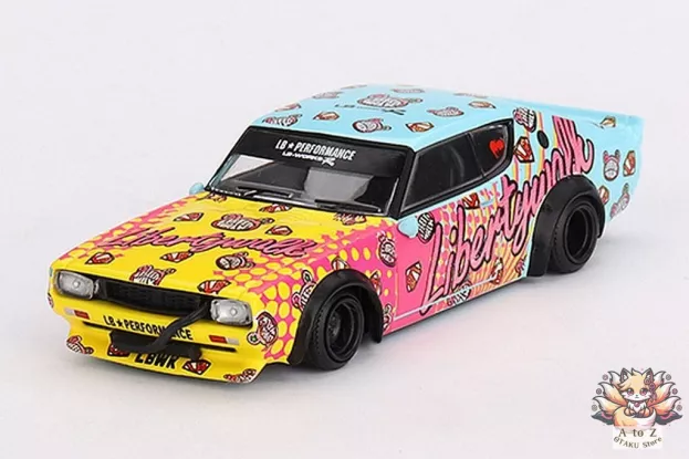 Mini-GT Nissan Skyline Kenmeri Liberty Walk Rhd 1973 1:64 MGT00698-R