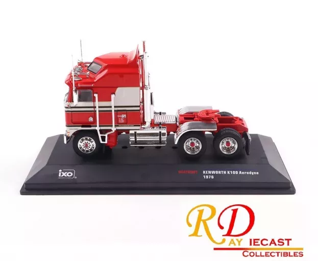 IXO Models Kenworth K100 Aerodyne Tractor Truck 3-assi 1976 1:64 64TR001