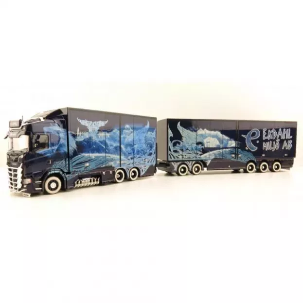 Tekno Scania Ekdahl Arctic Griffin Scania Ngs S-serie Highline Zweedse Lzv Combi 1:50 74255