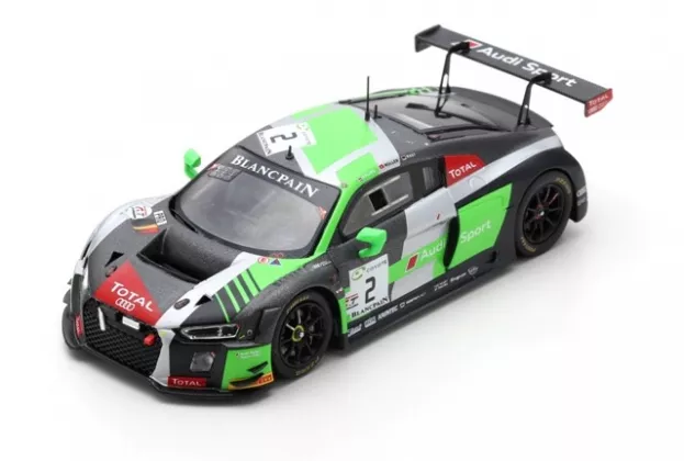 Spark Audi R8 Lms Team Audi Sport N 2 8th 24h Spa 2018 R.rast N.muller R.frijns 1:43 SB208