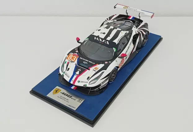 Looksmart Ferrari 488 Gte Evo 3.9l Turbo V8 Team Af Corse N 83 3rd Lmgte Am Class 24h Le Mans 2020 E.collard N.nielsen F.perrodo Con Vetrina With Showcase 1:18 LS18LM025