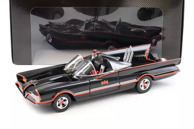 Hot Wheels Batman Batmobile 1966 1:18 W1171