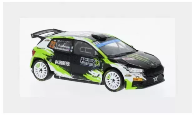 IXO Models Skoda Fabia Rs Rally2 Team Toksport Wrt2 N 23 Rally Montecarlo 2023 Oliver Solberg Elliot Edmondson 1:43 RAM889.22