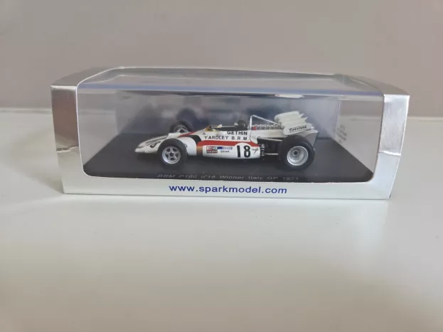 Spark Brm F1 P160 N 18 Winner Gp Italy 1971 Peter Gethin 1:43 S1749
