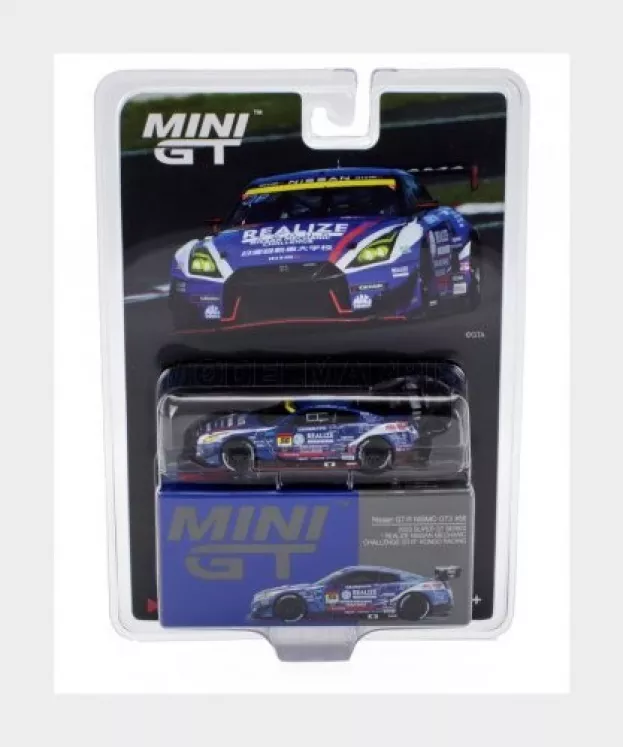 Mini GT Nissan Gt-r Team Kondo Racing N 56 Gt300 Class Super Gt 2023 Joau Paulo De Oliveira Tappei Natori 1:64 MGT00859-BL