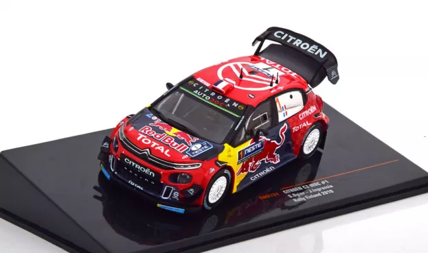 IXO Models Citroen C3 Wrc Red Bull N 1 Rally Finland 2019 S.ogier J.ingrassia 1:43 RAM724