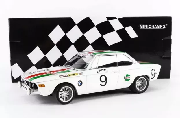 Minichamps Bmw 2800 Cs Team Castrol N 9 24h Spa 1971 D.moorkens J.l.haxhe 1:18 155712709