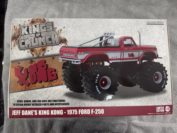 Greenlight Ford F-250 King Kong Bigfoot Monster Truck 1975 1:18 13539