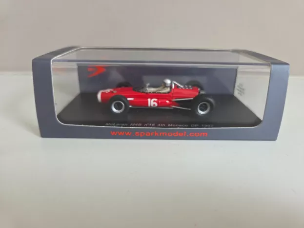 Spark Mclaren F1 M4b N 16 Monaco Gp 1967 Bruce Mclaren 1:43 S3138