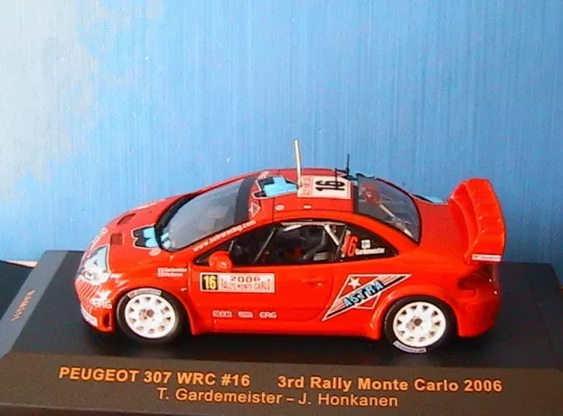 IXO Models Peugeot 307 Wrc N 16 3rd Rally Montecarlo 2006 T.gardemeister J.honkanen 1:43 RAM211