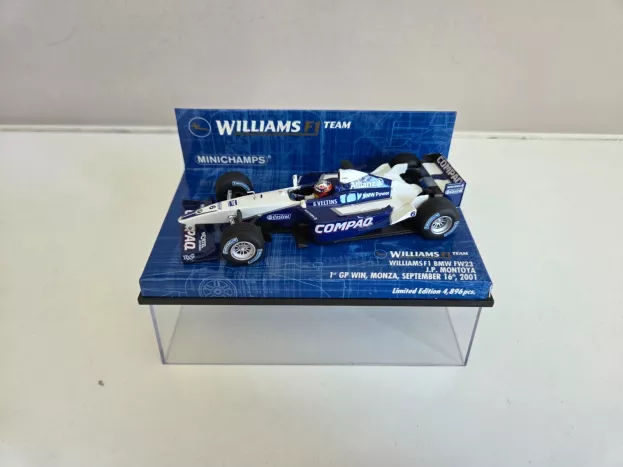 Minichamps Williams F1 Bmw Fw23 N 6 1st Winner Italy Gp 2001 J.p.montoya 1:43 400010126