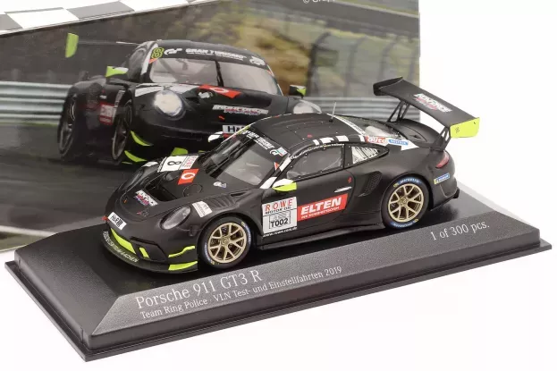 Minichamps Porsche 911 991 Gt3-r Team Iron Force N 8 Test Vln2 Nurburgring 2019 L.luhr A.de Leener J.e.slooten S.jans 1:43 413196002