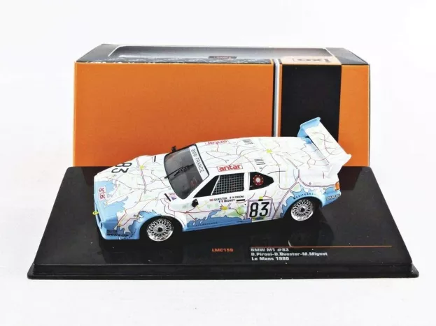 IXO Models Bmw M1 Team Bmw France N 83 24h Le Mans 1980 D.pironi D.quester M.mignot 1:43 LMC159