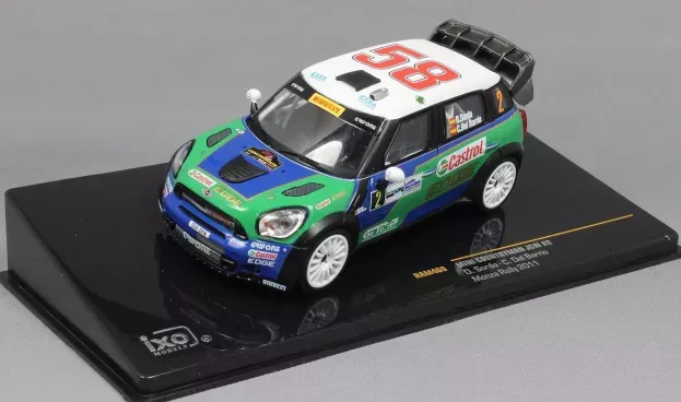 IXO Models Mini Cooper Countryman Jcw Wrc N 2 Rally Monza 2011 D.sordo C.del Barrio 1:43 RAM469