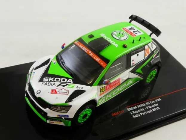 IXO Models Skoda Fabia R5 Evo N 24 Rally Portugal 2019 J.kopecky P.dresler 1:43 RAM717
