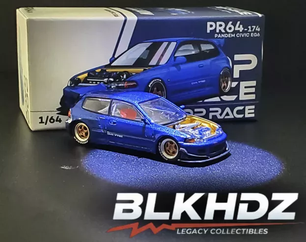 Pop Race Honda Civic Eg6 Pandem 1991 1:64 PR640174
