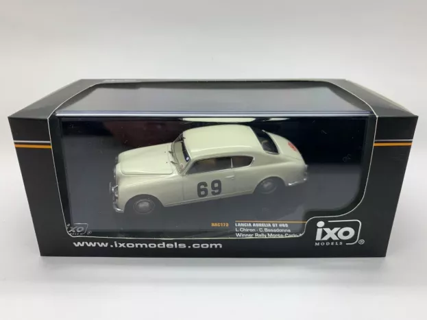IXO Models Lancia Aurelia Gt B20 Coupe N 69 Winner Rally Montecarlo 1954 L.chiron C.basadonna 1:43 RAC172