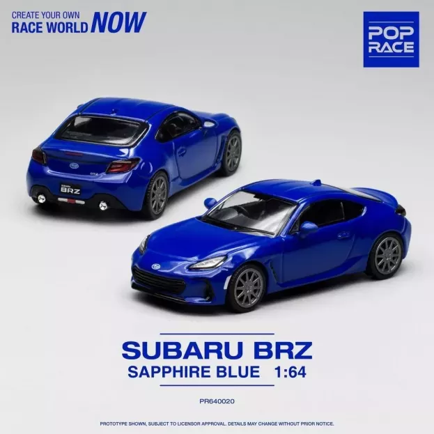 Pop Race Subaru Brz 2022 1:64 PR640020