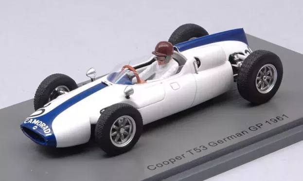 Spark Cooper F1 T53 N 30 German Gp 1961 I.burgess 1:43 S8062