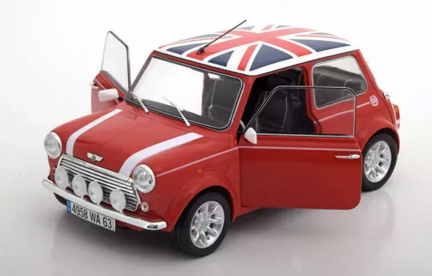 Solido Mini Cooper 1.3i Sport Pack With Uk English Flag 1997 1:18 1800604