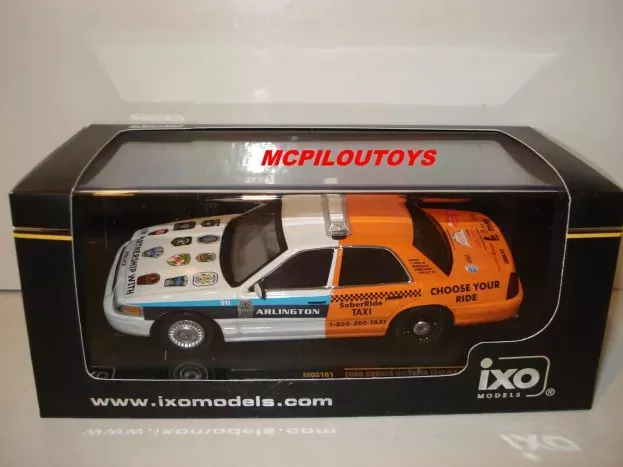 IXO Models Ford Crown Victoria Arlington Police Interceptor Sober Ride 2012 1:43 MOC161
