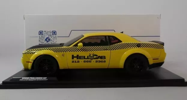 Solido Dodge Challenger Srt Hellcat Redeye Widebody Nyc Hellcab 2023 1:18 1805716