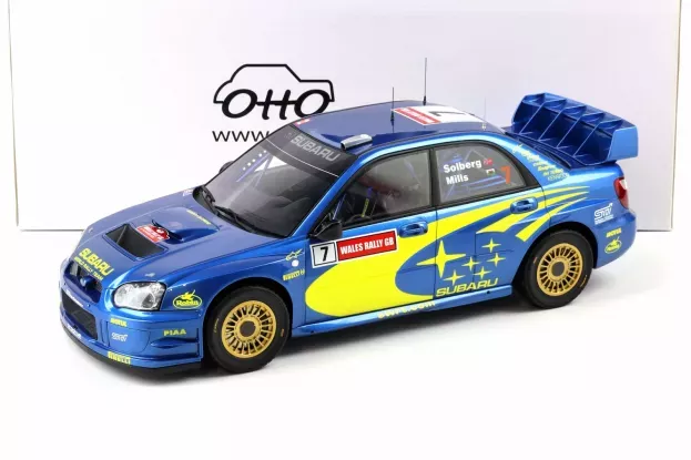 Ottomobile Subaru Impreza S9 Wrc03 N 7 Winner Rally Wales Gb 2003 Petter Solberg Phil Mills 1:12 G092