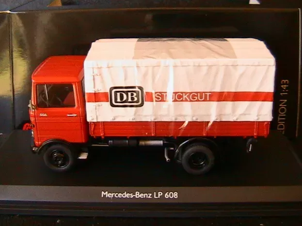 Schuco Mercedes Lp608 Truck Db Stuckgut 1:43 3531
