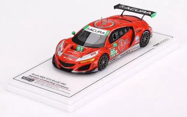 Truescale Acura Nsx Gt3 Evo22 Team Racers Edge N 93 Gtd Class 24h Daytona 2023 R.briscoe D.formal A.harrison K.marcelli 1:43 TSM430758