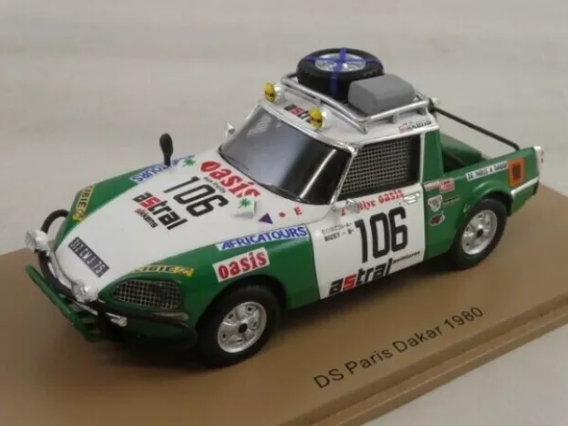 Spark Citroen Ds23 Pick-up Closed N 106 Rally Dakar 1980 B.roncin B.bizet 1:43 S5537