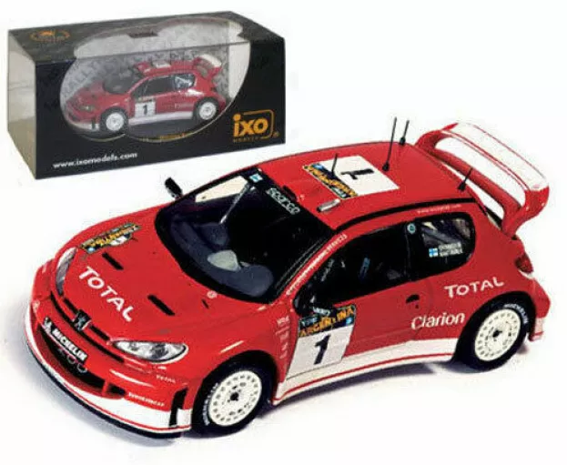 IXO Models Peugeot 206 Wrc N 1 Winner Rally Argentina 2003 M.gronholm T.rautiainen 1:43 RAM116