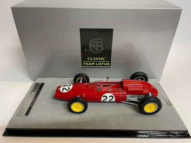 Tecnomodel Lotus F1 21 N 22 10th Belgian Gp 1962 Jo Siffert 1:18 TM18-182D