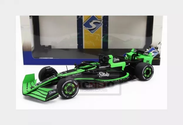 Solido Sauber F1 C44 Team Stake Kick Presentation Season 2024 N 77 Valtteri Bottas N 24 Zhou Guanyu 1:18 1811104