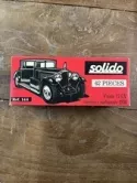 Solido Voisin 17 CV 1934 Miniature Car Ref. 144 42 PIECES Solido