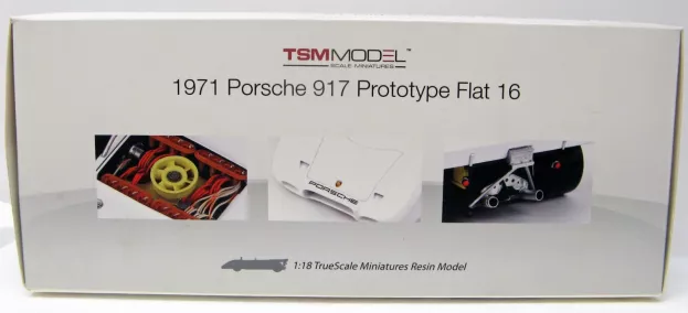 Truescale Porsche 917 Spider Flat 16 Prototype 1971 1:18 TSM111807R