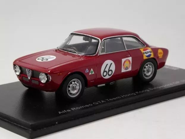 Spark Alfa Romeo Giulia Gta Team Hong Kong N 66 Singapore Gp 1967 Albert Poon 1:43 SA272