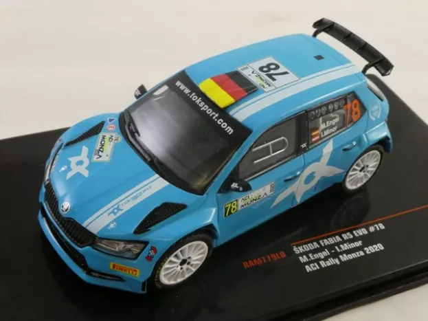 IXO Models Skoda Fabia R5 Evo N 78 Rally Monza 2020 M.engel L.minor 1:43 RAM779LQ
