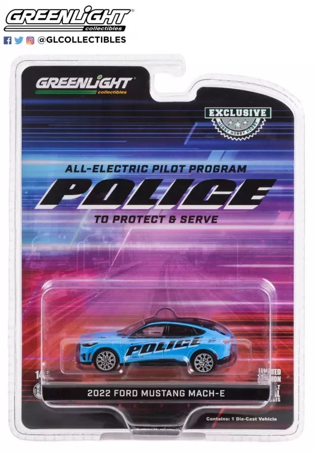 Greenlight Ford Mustang Mach-e Police 2022 1:64 30429