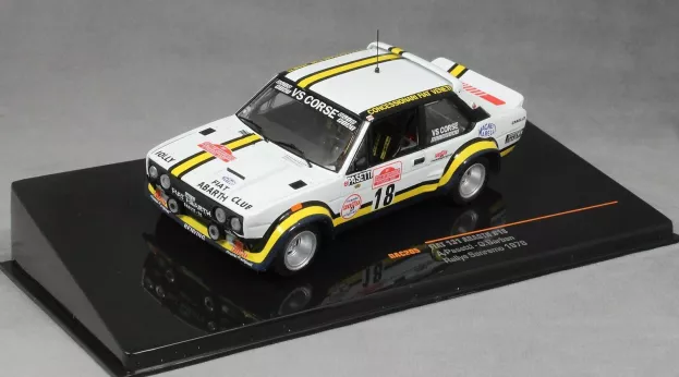 IXO Models Fiat 131 Abarth N 18 Rally Sanremo 1978 Mario Aldo Pasetti Giorgio Barban 1:43 RAC205