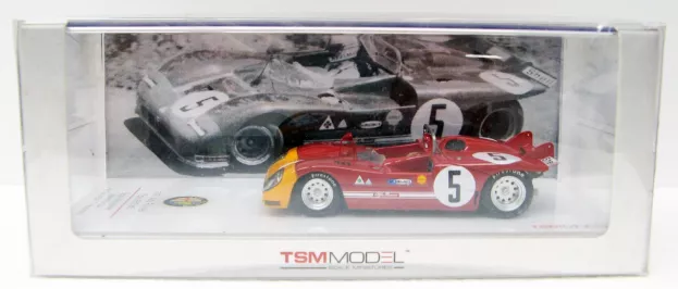 Truescale Alfa Romeo 33.3 N 5 Winner Targa Florio 1971 Vaccarella Hezemans 1:43 TSM124306
