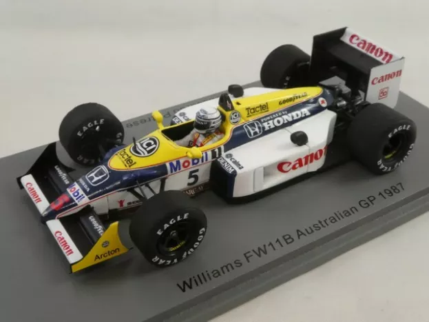 Spark Williams F1 Fw11b N 5 Australian Gp 1987 R.patrese 1:43 S7484