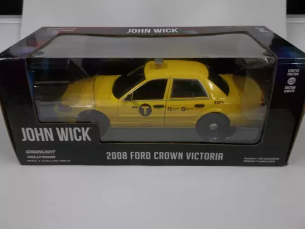 Greenlight Ford Crown Victoria Nyc Taxi 2011 John Wick Ii 1:24 84113