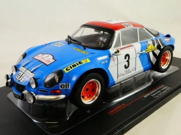 IXO Models Renault Alpine A110 N 3 Rally Tour De Corse 1973 B.darniche A.mahe 1:18 18RMC062B